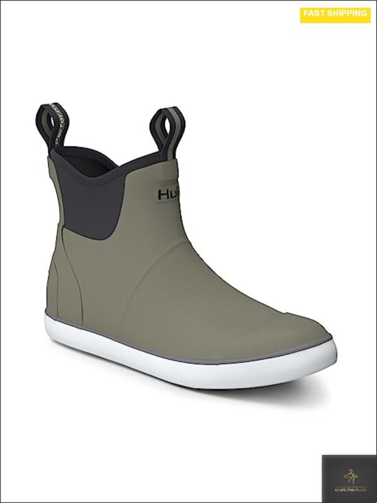 Men\'s Waterproof Fishing Rain Boots with GRIPX Non-Slip Traction